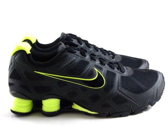   12 + Black/Lime Green Running Trainer Gym Work Out Men Shoes  