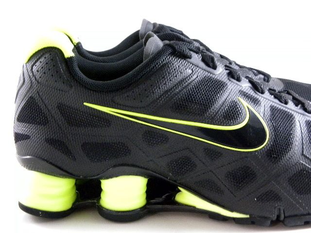   12 + Black/Lime Green Running Trainer Gym Work Out Men Shoes  