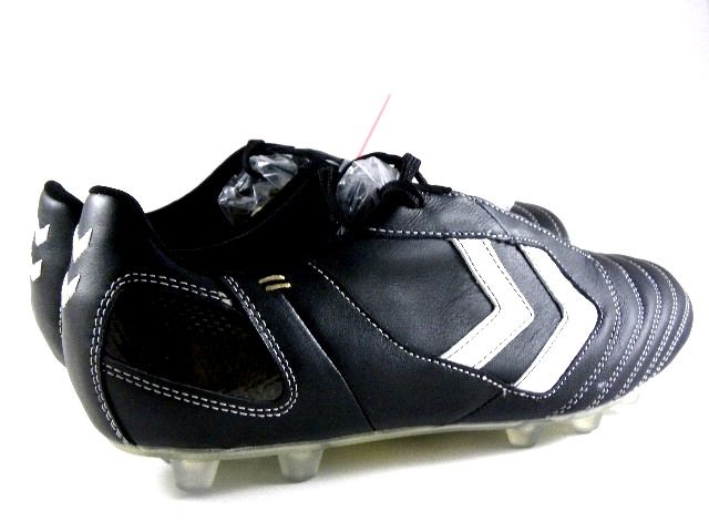   Concept FG Black/White Goat Leather Soccer Futball Cleats Boots Men