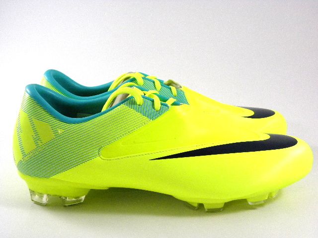 Nike Mercurial Glide FG Brazil Volt Green/Black Soccer Cleats Boots 