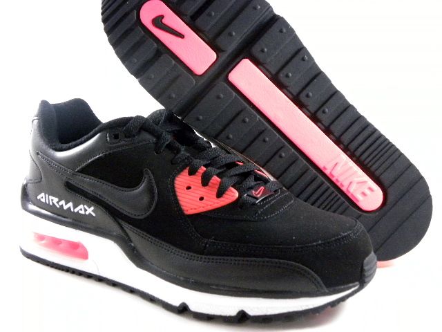 Nike Air Max Wright Black Suede/Solar Red LTD Running Trainers Work 