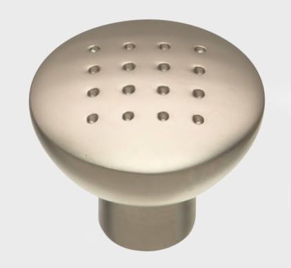 Boîte de 20 Matt Nickel 33 mm alvéolée Cuisine Tiroir//poignées de porte avec vis