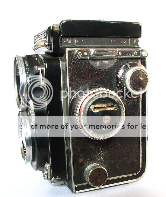 Rolleiflex 2.8E TLR Camera With Planar Lens For Parts  