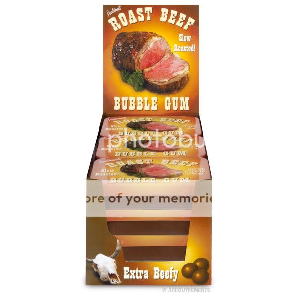 ROAST BEEF GUMBALL Beef Flavor Gum Gag Gift Party Favor  