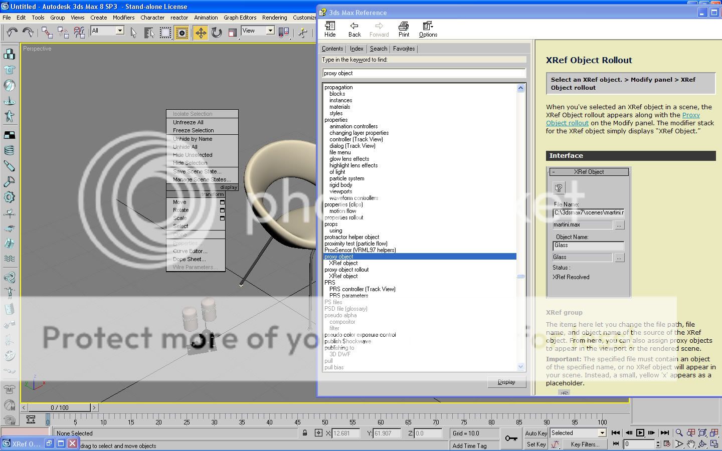 may vray proxy po ba sa 3dmax 2008 Vrayproxy