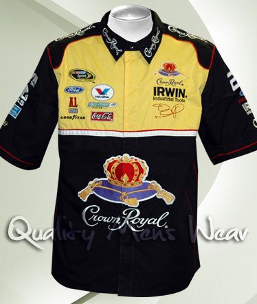 CROWN ROYAL JAMIE MCMURRAY PIT CREW SHIRT MEDIUM JH $99  