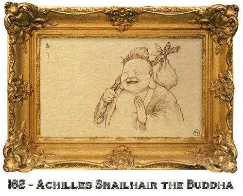 achilles snailhair the buddha