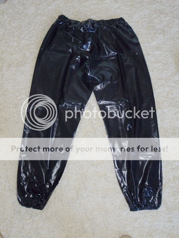 PVC Jogging Trousers Unisex Very Dark Blue XXL Roleplay Bottoms Pants ...