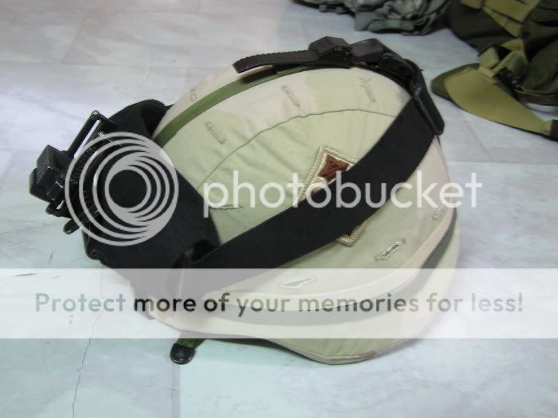 usgi kevlar helmet with accessories P1010148