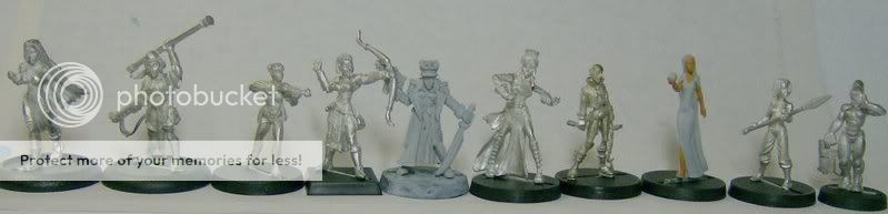 The size of darkage miniatures Ladies