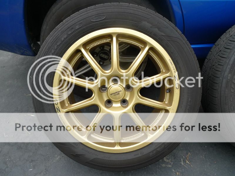 Prodrive P1 (gold) by OZ Racing - Subaru Outback - Subaru Outback Forums