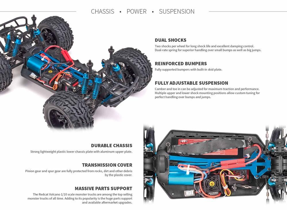 redcat volcano 18 parts