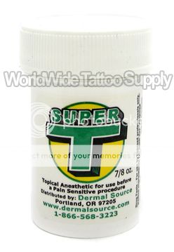 SUPER T Tattoo Piercing Supply Numbing Pain Relief  