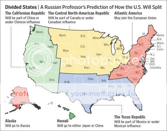 Russian Professor Predicts End of the United States in 2010 - Page 2 ...