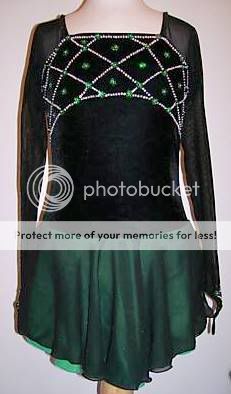 Irish Dance Ice Skating dress/Baton Twirling costume/Tap leotard 