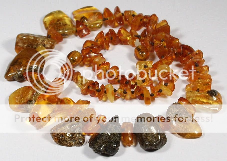 GENUINE BALTIC AMBER NECKLACE 18 INCH  