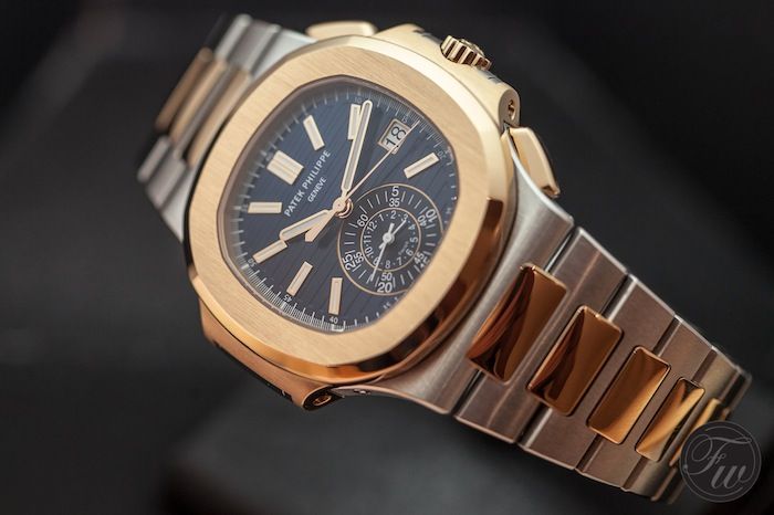 Patek Philippe Introduces The Rose Gold Nautilus Chronograph 5980/1R ...