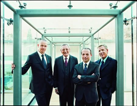 Maitres du Temps team, Peter Speake-Marin, Roger Dubuis, Christophe Claret and Steven Holtzman