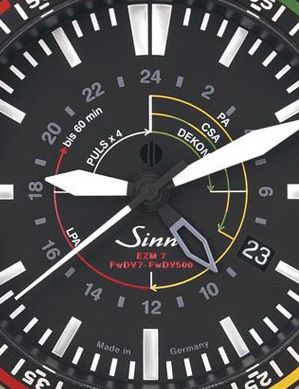 Sinn's EMZ7 SinnEZM7dial