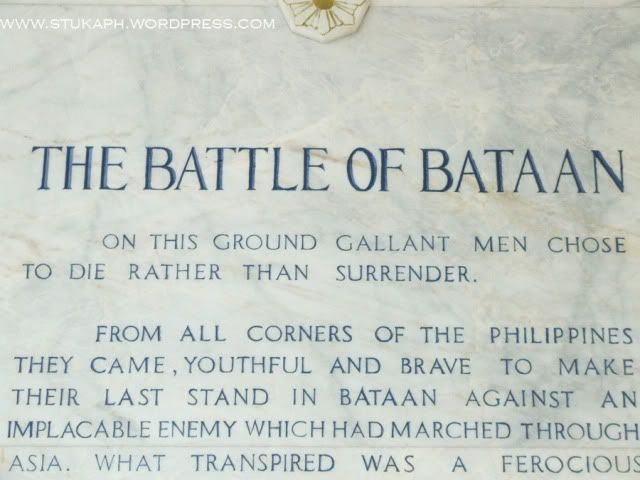 Mt Samat (War Plan Orange) Visit: WWII Memorial in Bataan, Philippines  Tablet1signed