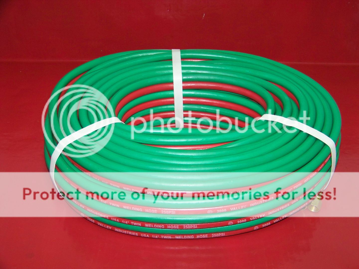 100 FT 1/4 ID OXYGEN AND ACETYLENE TWIN WELDING HOSE VICTOR & HARRIS