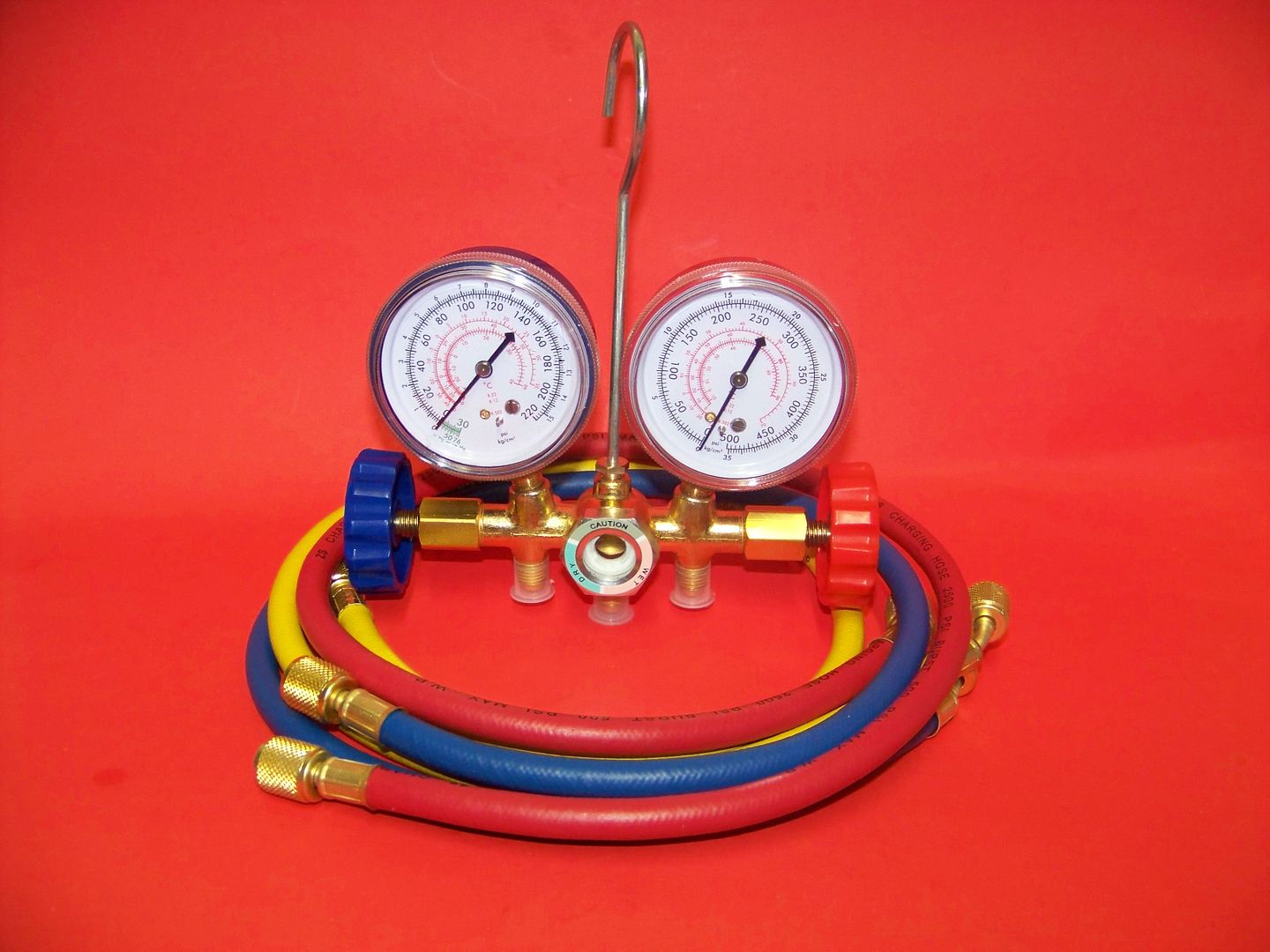  gauges set diagnostic and service tool set easy to read gauges