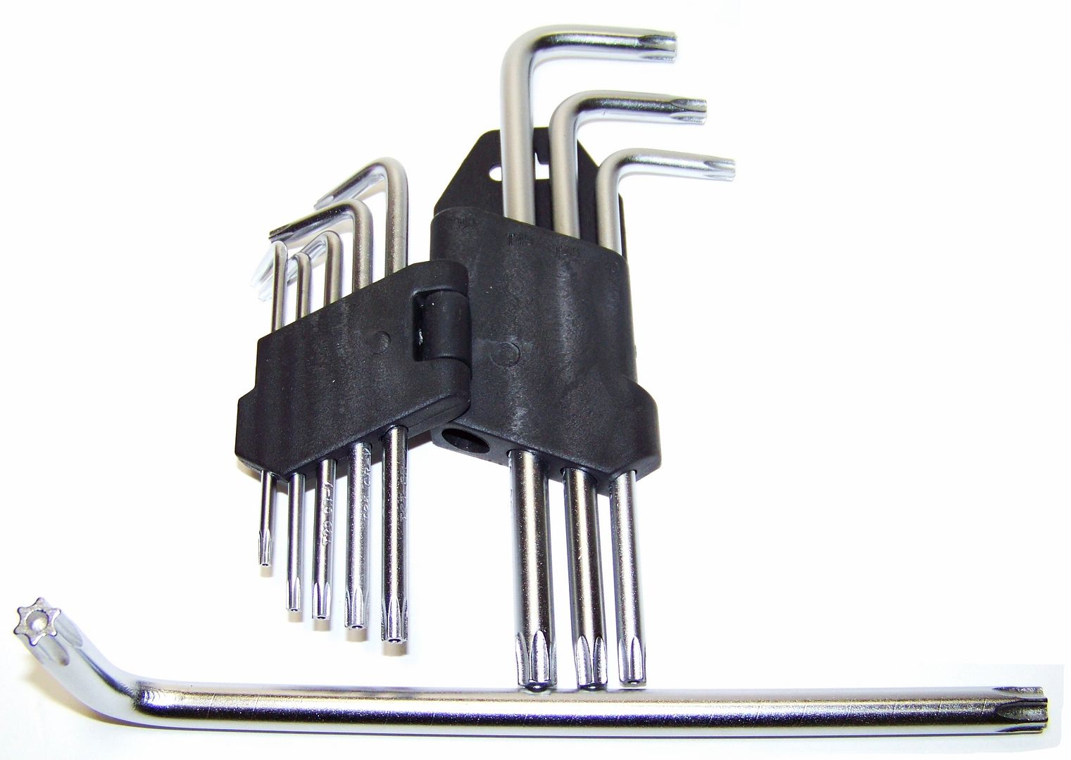Bondhus Gorilla Grip Tamper Resistant Security Torx Star Fold Up Wrench T7-T25