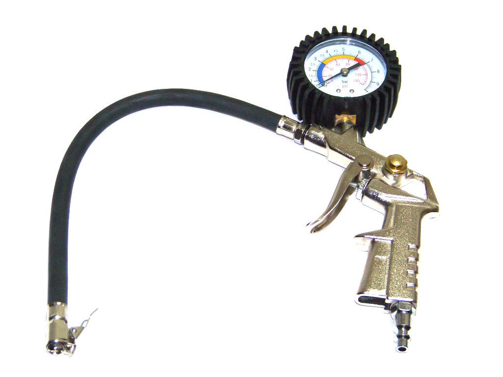 air compressor tire inflator with gauge