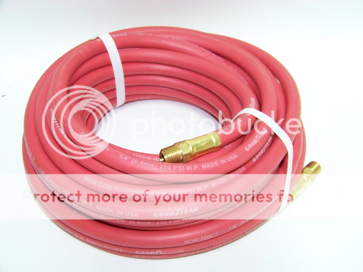 50 ft 1 4 Goodyear Rubber Air Hose for Air Compressor