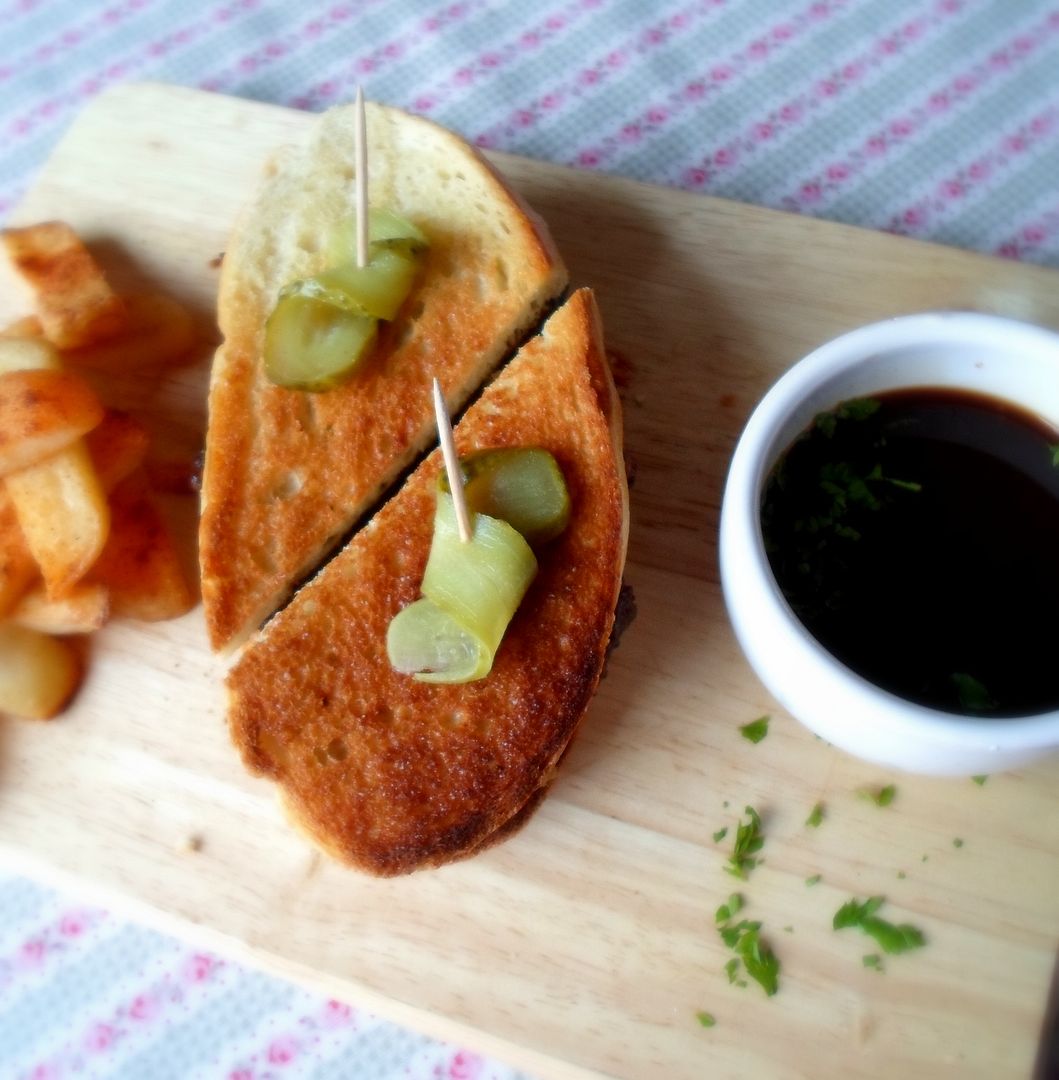 French Dip Burgers