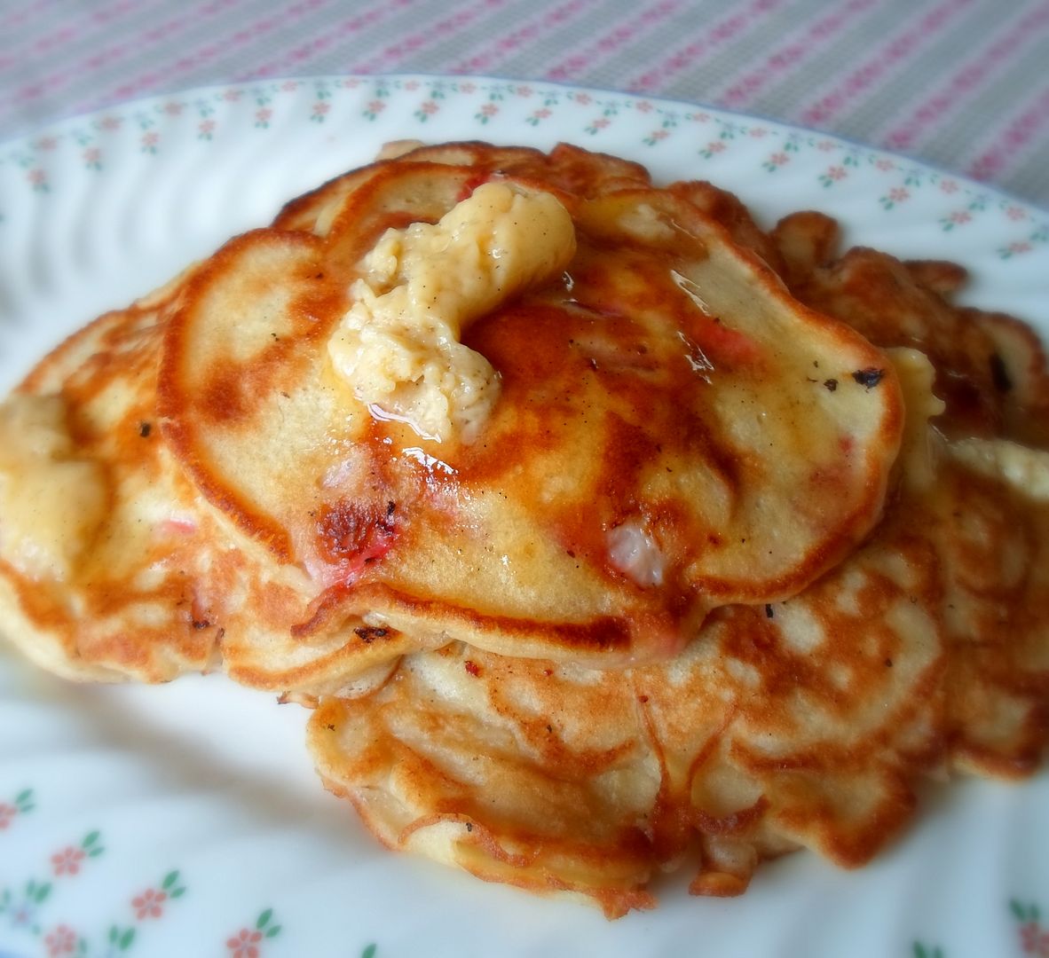 Strawberry Buttermilk Pancakes