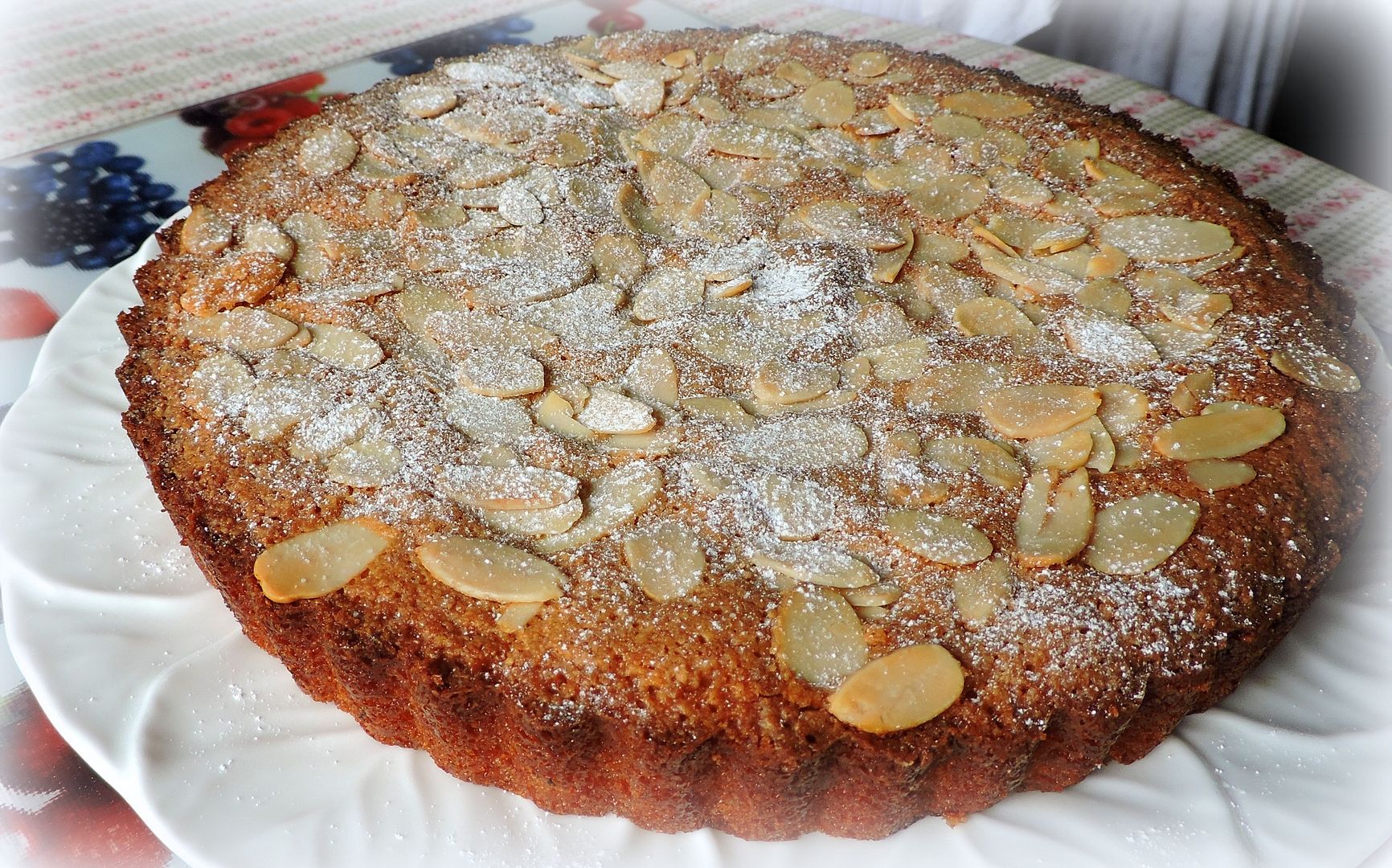 Flourless Almond, Coconut and Vanilla Cake