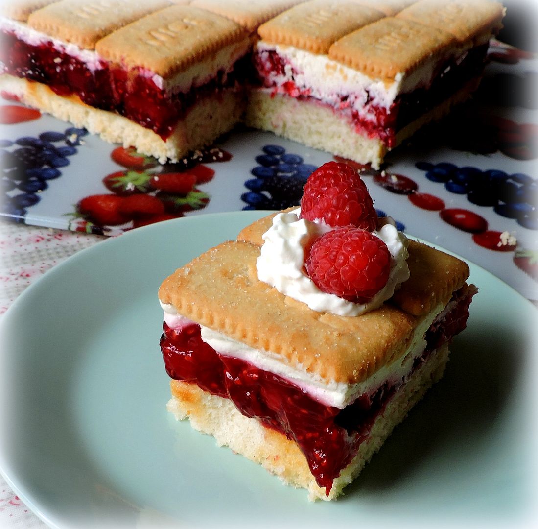 Raspberry Dessert Cake