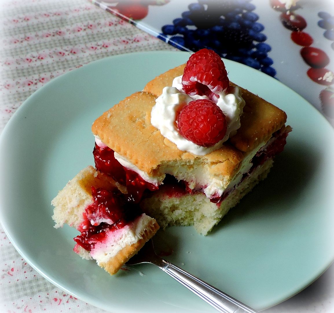 Raspberry Dessert Cake