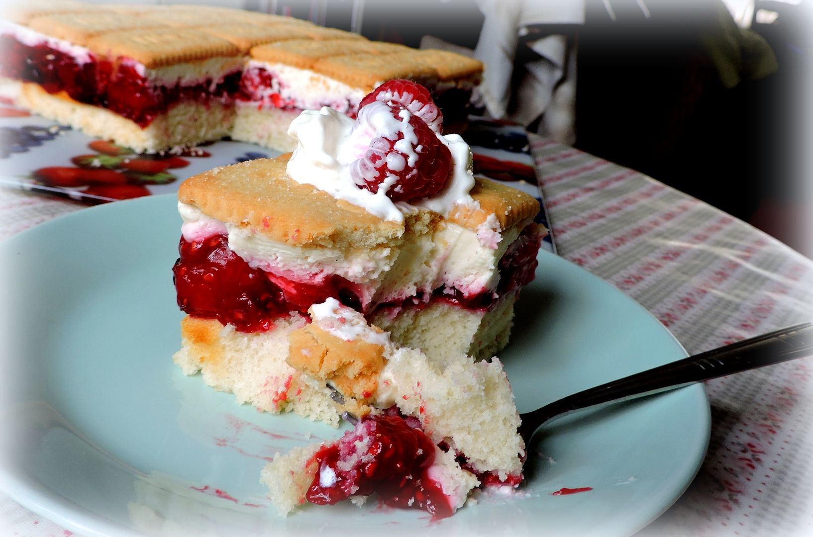 Raspberry Dessert Cake