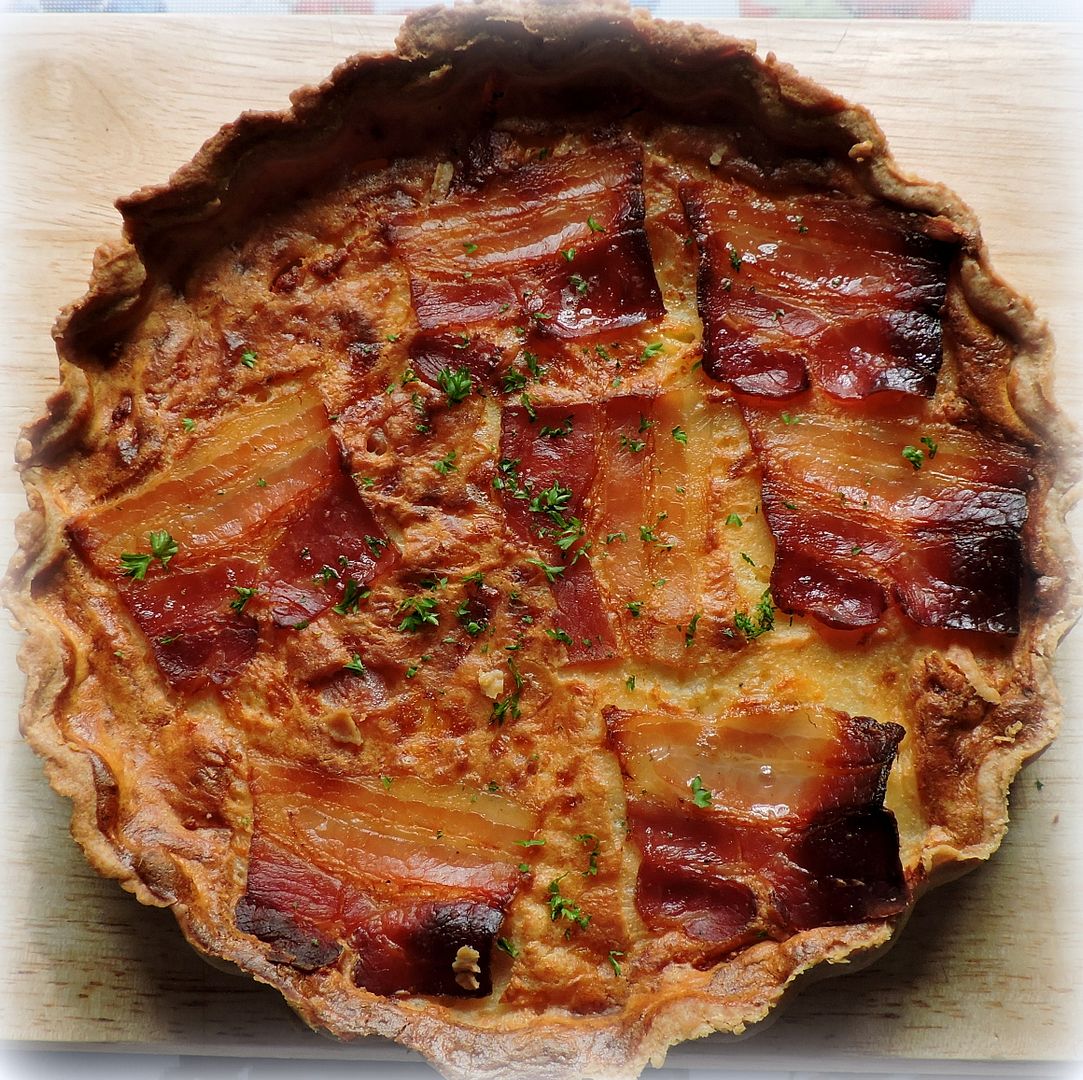 Gruyere and Bacon Quiche