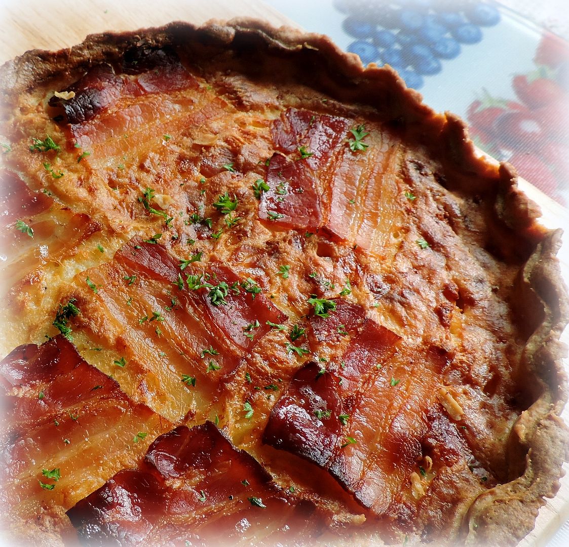 Gruyere and Bacon Quiche