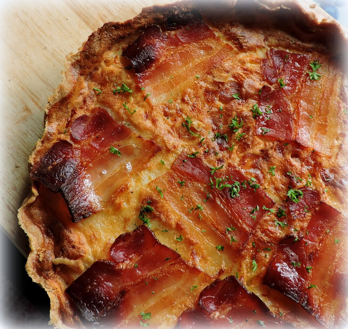 Gruyere and Bacon Quiche