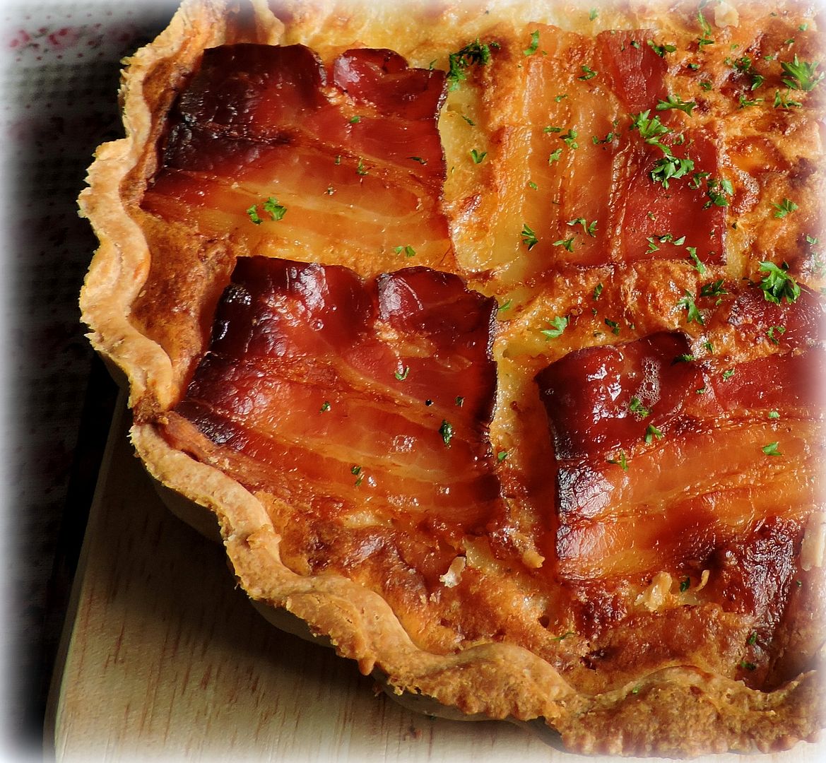 Gruyere and Bacon Quiche