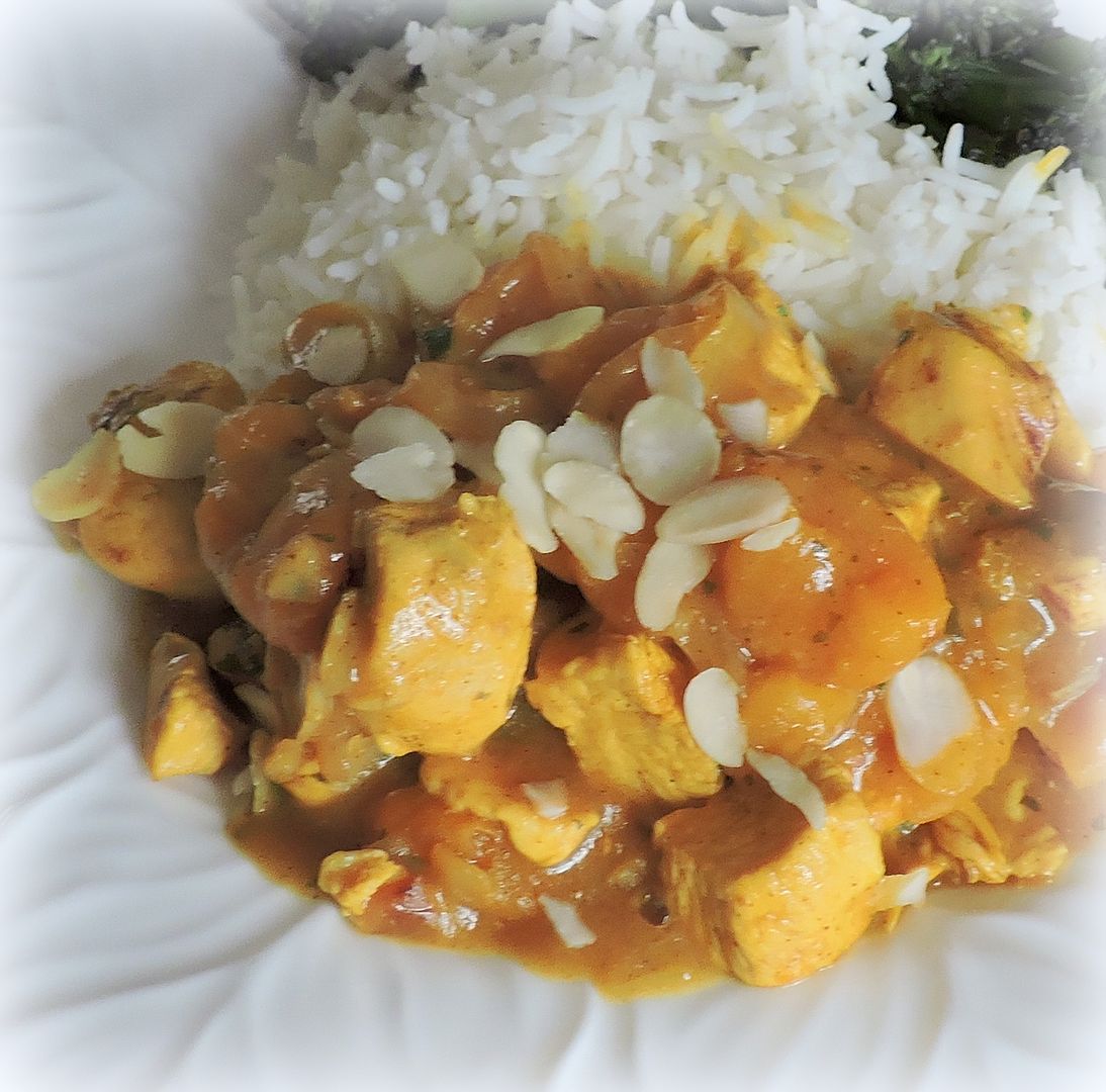 Chicken with Apricots & Almonds