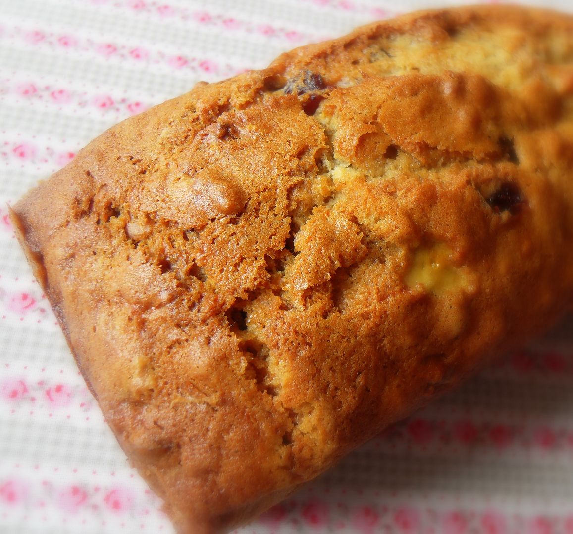 Banana, Cranberry and Walnut Loaf