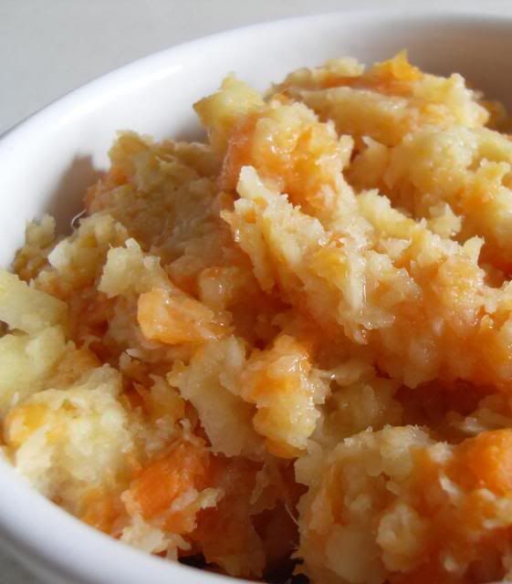 Mashed Carrots and Parsnips