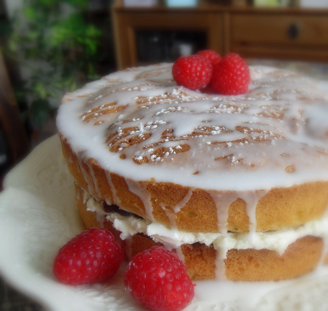 Raspberry Celebration Cake