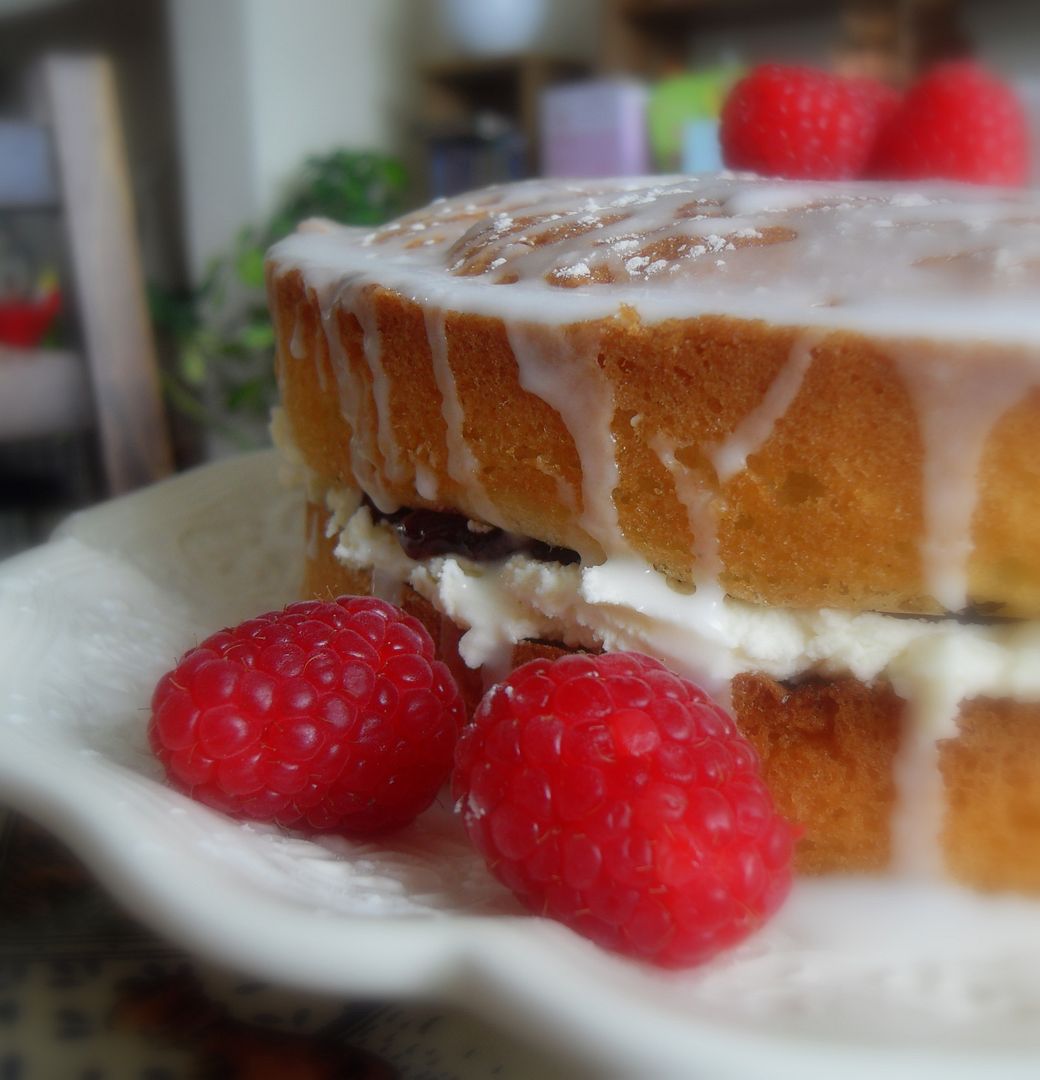 Raspberry Celebration Cake