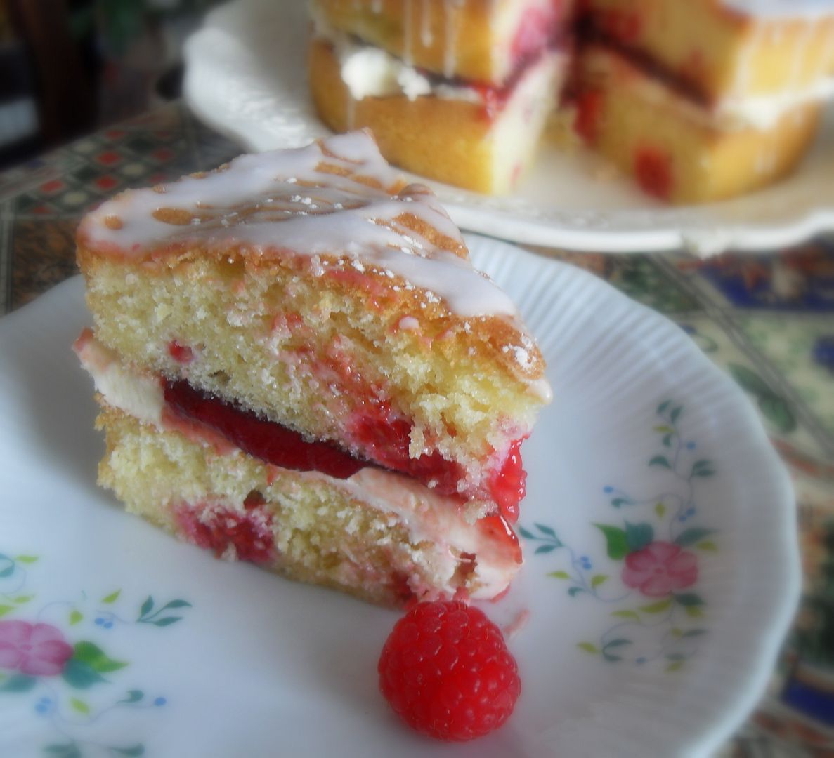 Raspberry Celebration Cake