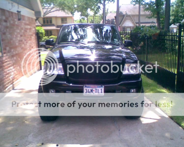 2004 Ford ranger black billet grille