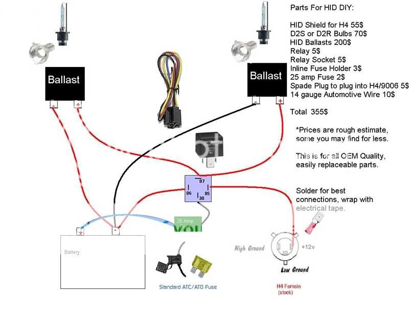 The Harness Thread, Schematics, Pics & Examples ... d2r hid headlights wire diagram 