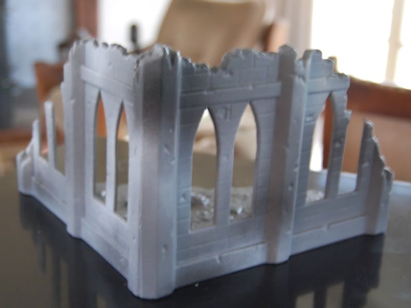 terrain - How to paint your mordheim terrain in under 10 min. Buildingstep2