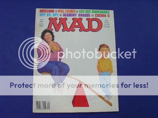 Mad Magazine 287 Roseanne Barr John Goodman Cocoon Steve Guttenberg June 1987  