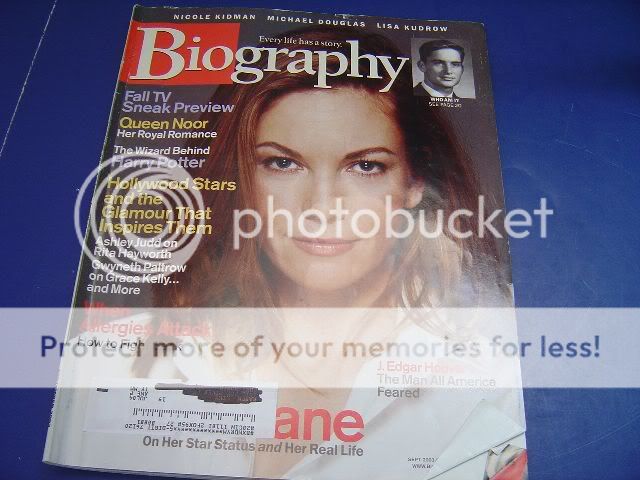 Biography Magazine Diane Lane J K Rowling Nicole Kidman  